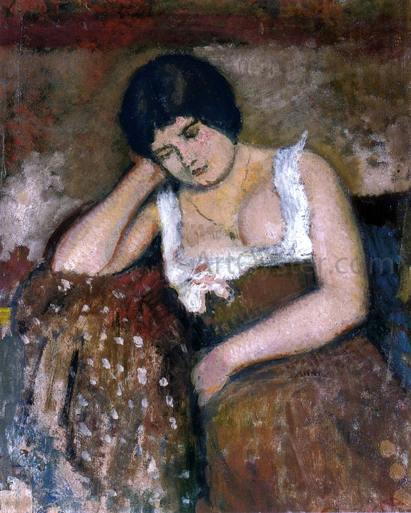  Georges Lemmen Seated Woman - Art Print