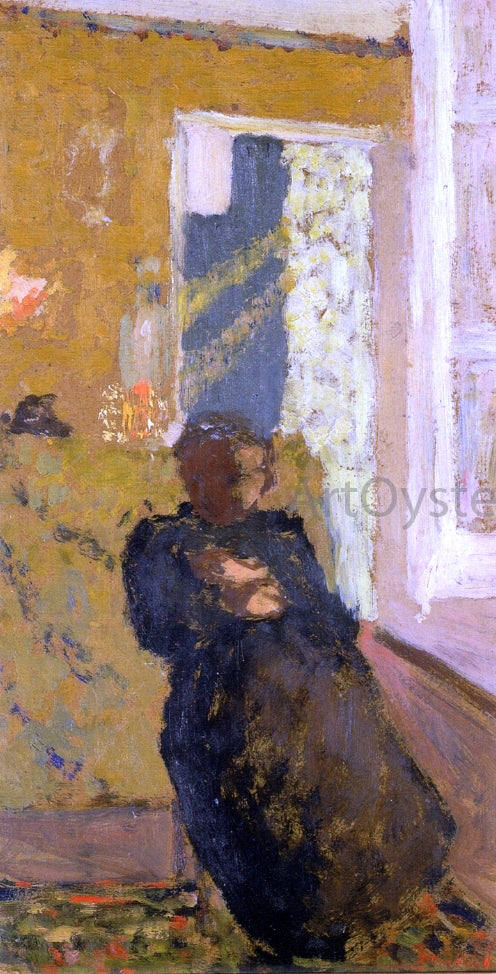  Edouard Vuillard Seated Woman Dressed in Black - Art Print
