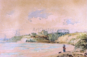  Thomas Girtin Seaton Sluice, Northumberland - Art Print