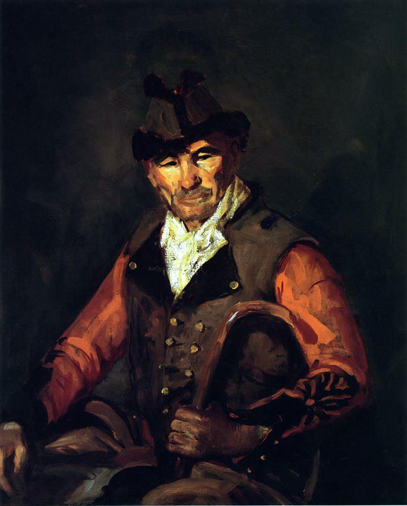  Robert Henri Segovia Man in Fur-Trimmed Hat - Art Print
