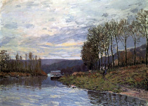  Alfred Sisley Seine at Bougival - Art Print