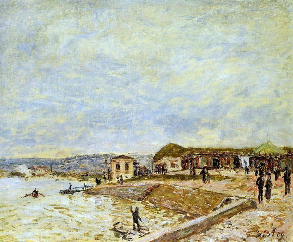  Alfred Sisley Seine at Daybreak - Art Print