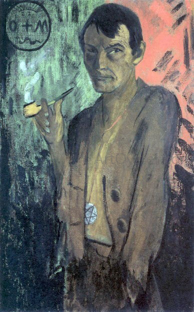  Otto Mueller Selbstbildnis mit Pentagramm - Art Print