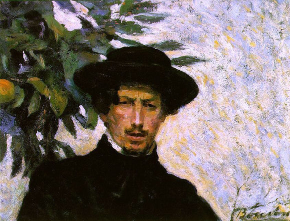  Umberto Boccioni Self Portrait (also known as As a Young Man) - Art Print