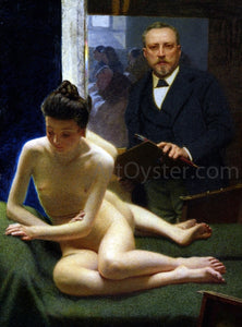  Angelo Morbelli Self Portrait (also known as The Artist and His Model Reflected in a Mirror) - Art Print