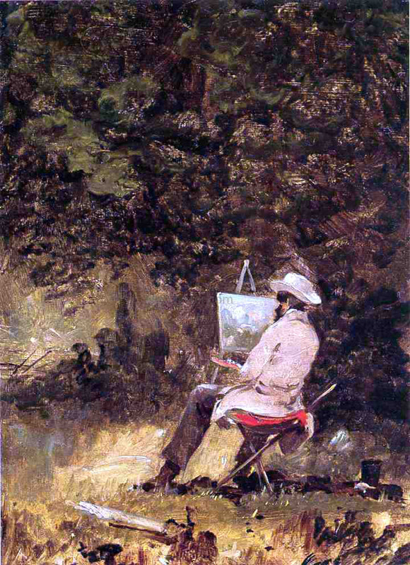  William Sidney Mount Self Portrait (also known as The Artist Sketching) - Art Print
