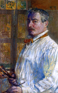  Frederick Childe Hassam Self Portrait - Art Print