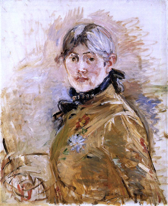  Berthe Morisot Self Portrait - Art Print