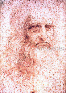  Leonardo Da Vinci Self Portrait - Art Print