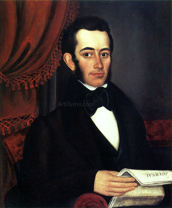  Joseph Whiting Stock Self Portrait - Art Print