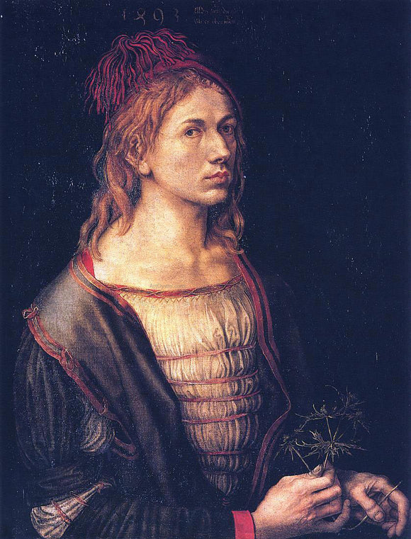  Albrecht Durer Self Portrait at 22 - Art Print