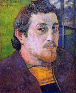  Paul Gauguin Self Portrait at Lezaven - Art Print