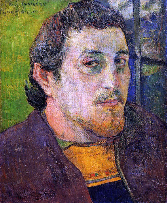 Paul Gauguin Self Portrait at Lezaven - Art Print