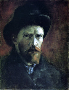  Vincent Van Gogh Self Portrait in a Dark Felt Hat - Art Print