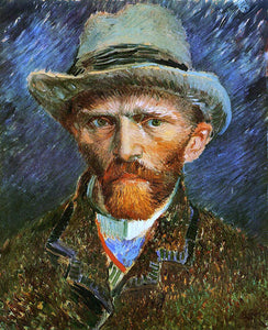  Vincent Van Gogh Self Portrait with a Grey Felt Hat - Art Print