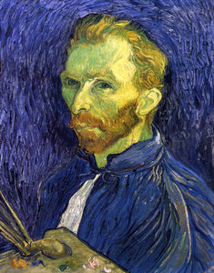  Vincent Van Gogh Self Portrait with Pallette - Art Print