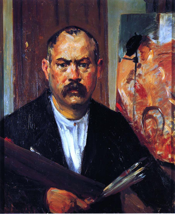  Lovis Corinth Self Portrait without Collar - Art Print