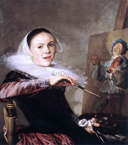  Judith Leyster Self-Portrait - Art Print