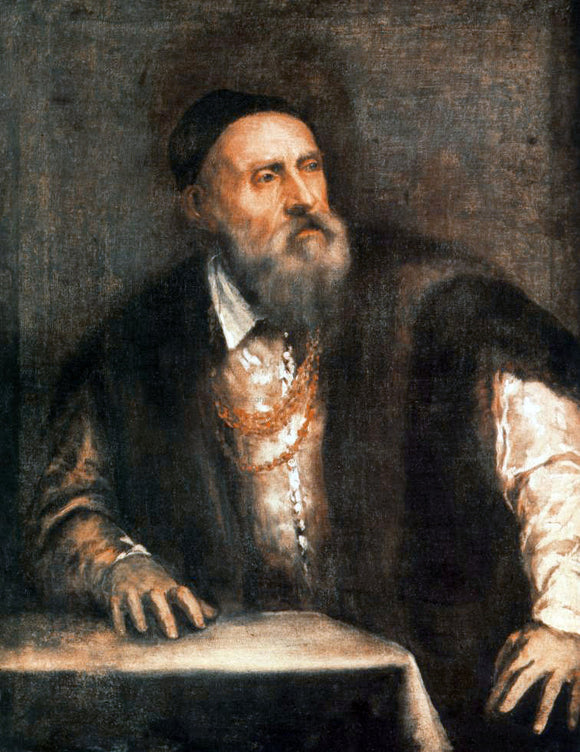  Titian Self-Portrait - Art Print