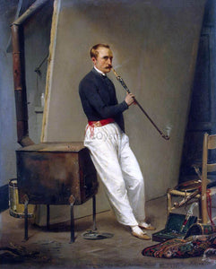  Horace Vernet Self-Portrait - Art Print