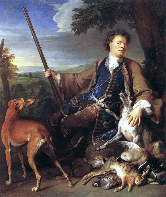  Alexandre-Francois Desportes Self-Portrait as a Huntsman - Art Print