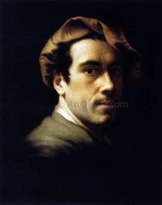  Christian Seybold Self-Portrait as a Young Man - Art Print