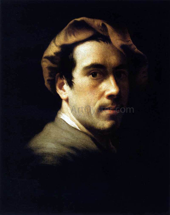  Christian Seybold Self-Portrait as a Young Man - Art Print