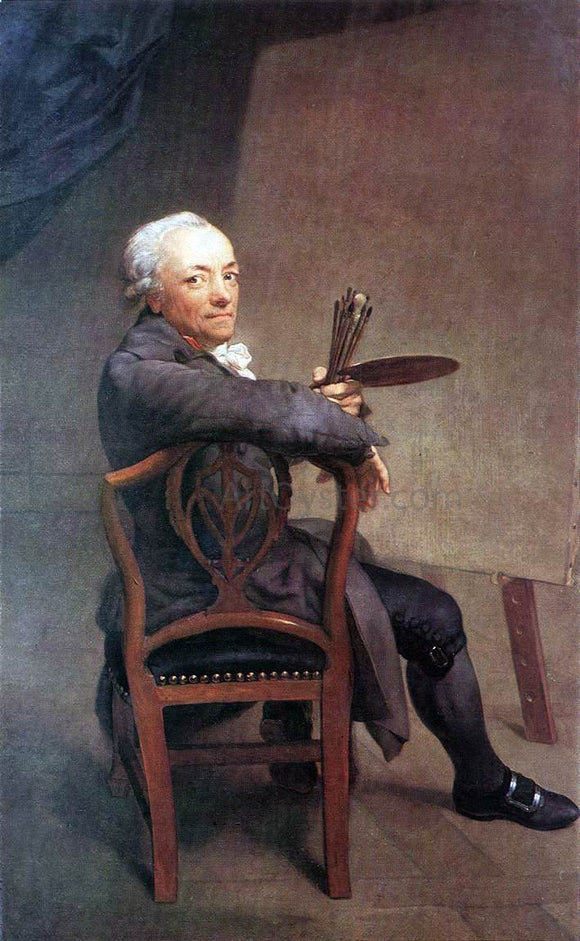  Anton Graff Self-Portrait at the Age of 58 - Art Print