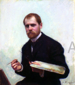  Emile Friant Self-Portrait - Art Print