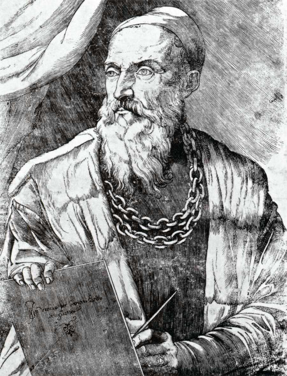  Giovanni Britto Self-Portrait by Titian - Art Print