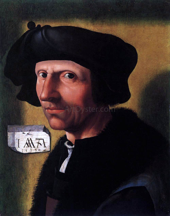  Jacob Cornelisz Van Oostsanen Self-Portrait - Art Print