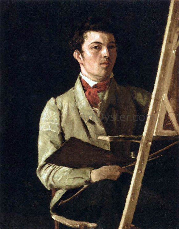  Jean-Baptiste-Camille Corot Self-Portrait - Art Print