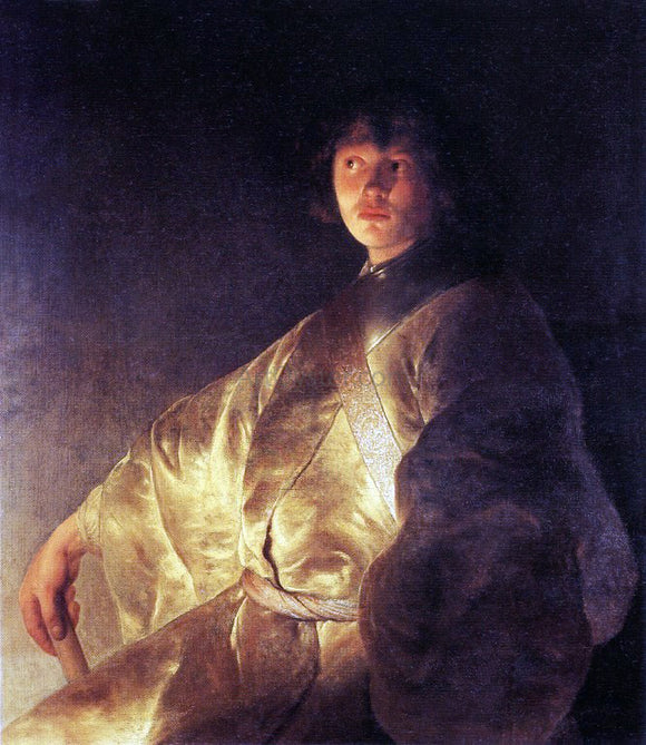  Jan Lievens Self-Portrait in a Yellow Robe - Art Print