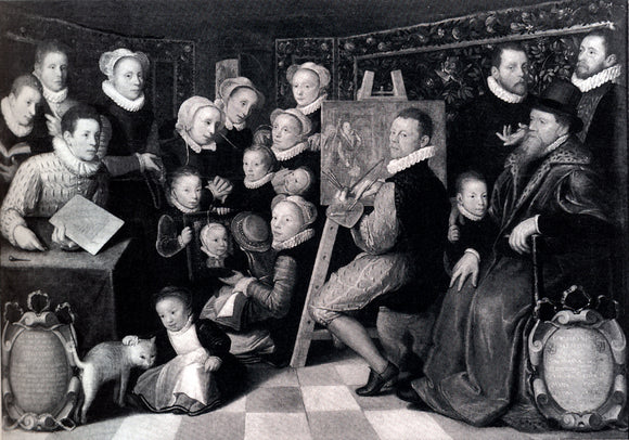  Otto Van Veen Self-Portrait Of The Artist With His Family - Art Print