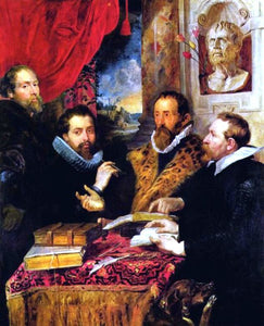  Peter Paul Rubens Selfportrait with Brother Philipp, Justus Lipsius and Another Scholar - Art Print