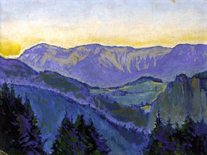  Koloman Moser Semmering Landscape - Art Print