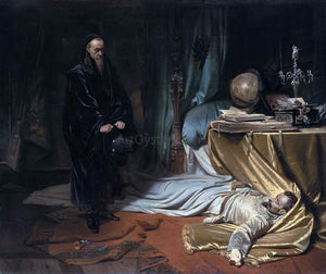 Karl Theodor Von Piloty Seni at the Dead Body of Wallenstein - Art Print