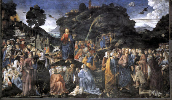  Cosimo Rosselli Sermon on the Mount - Art Print