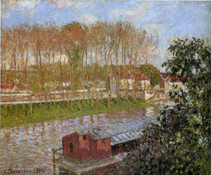  Camille Pissarro Setting Sun at Moret - Art Print