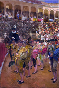  Joaquin Sorolla Y Bastida Seville, the Bullfighters - Art Print