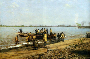  Thomas Eakins Shad Fishing at Gloucester on the Delaware River - Art Print