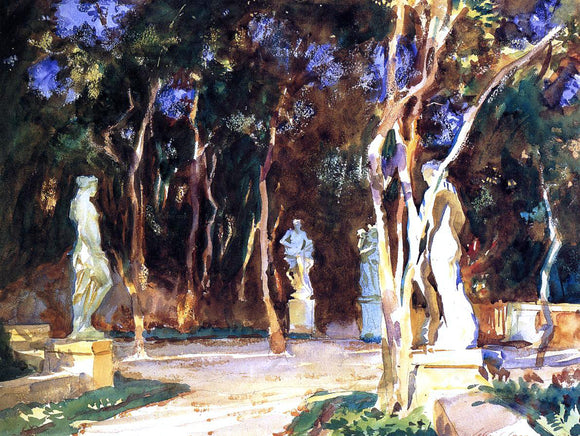  John Singer Sargent Shady Paths - Art Print