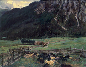  John Singer Sargent Sheepfold in the Tirol - Art Print