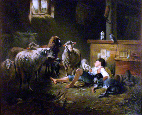  Friedrich Otto Gebler Shepherd - Art Print