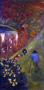  Paul Serusier Shepherd in the Valley of Chateauneuf - Art Print