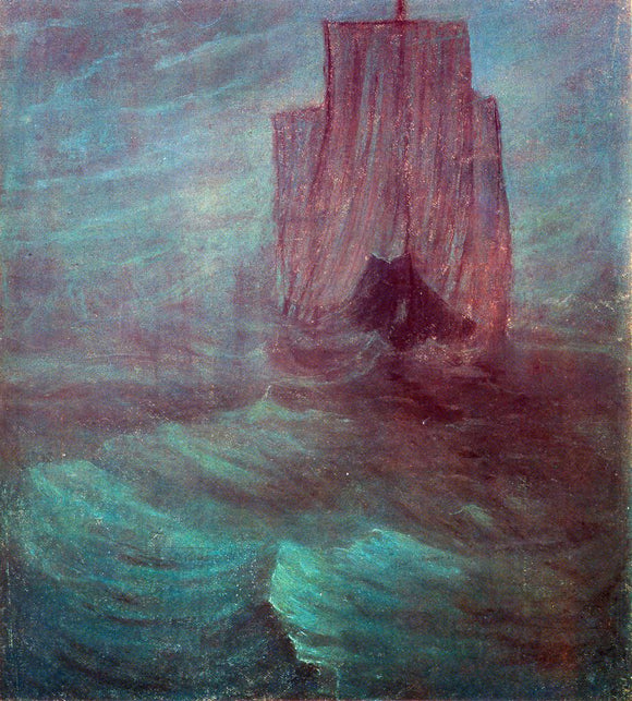  Mikalojus Ciurlionis Ship - Art Print