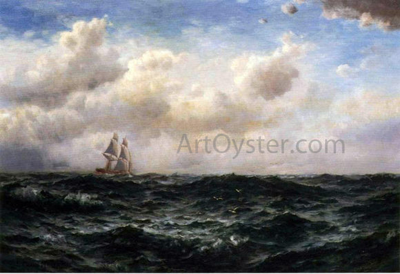  Edward Moran Ship at Sea - Art Print