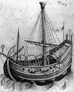  Unknown Printmakers Masters Ship - Art Print