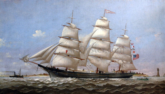  Charles S Raleigh Ship Lucy G. Dow - Art Print