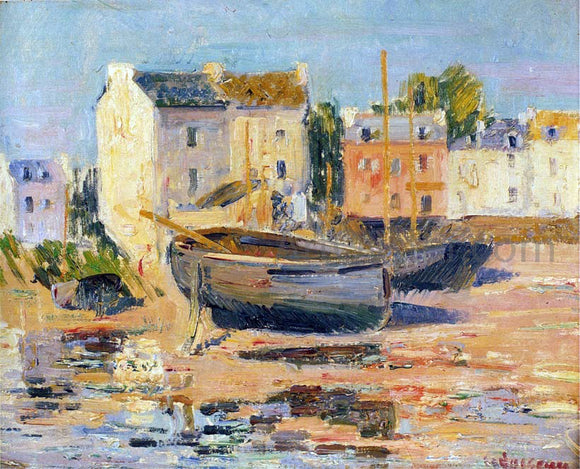  Gustave Loiseau Ships at Port - Art Print